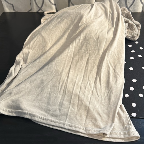 Free People knit lined grey sweater knit boho dress - Picture 6 of 6